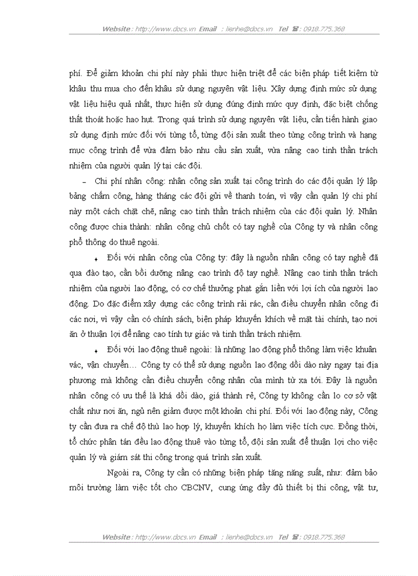 image for page Một số giải pháp nâng cao hiệu quả huy động và sử dụng vốn sản xuất kinh doanh của Công ty Cổ phần Sông Đà 12