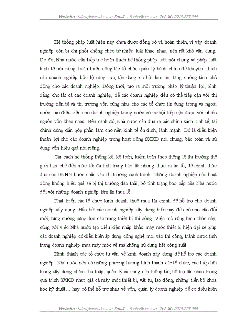 image for page Một số giải pháp nâng cao hiệu quả huy động và sử dụng vốn sản xuất kinh doanh của Công ty Cổ phần Sông Đà 12