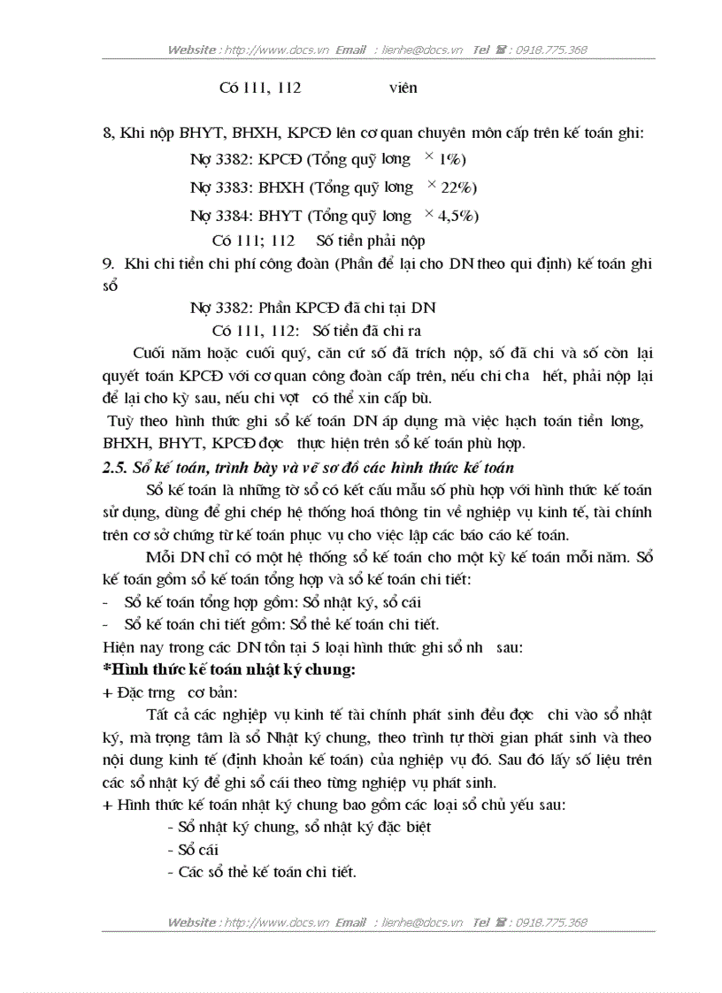 image for page Tổ chức công tác kế toán tiền lương và các khoản trích theo lương tại Công ty cổ phần Đầu tư và Xây dựng Sông Lô