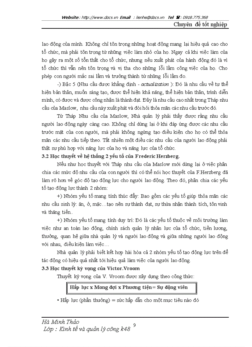image for page Một số giải pháp nhằm hoàn thiện các công cụ tạo động lực cho người lao động tại Công ty TNHH Thương mại Kỹ thuật Hồng Thủy