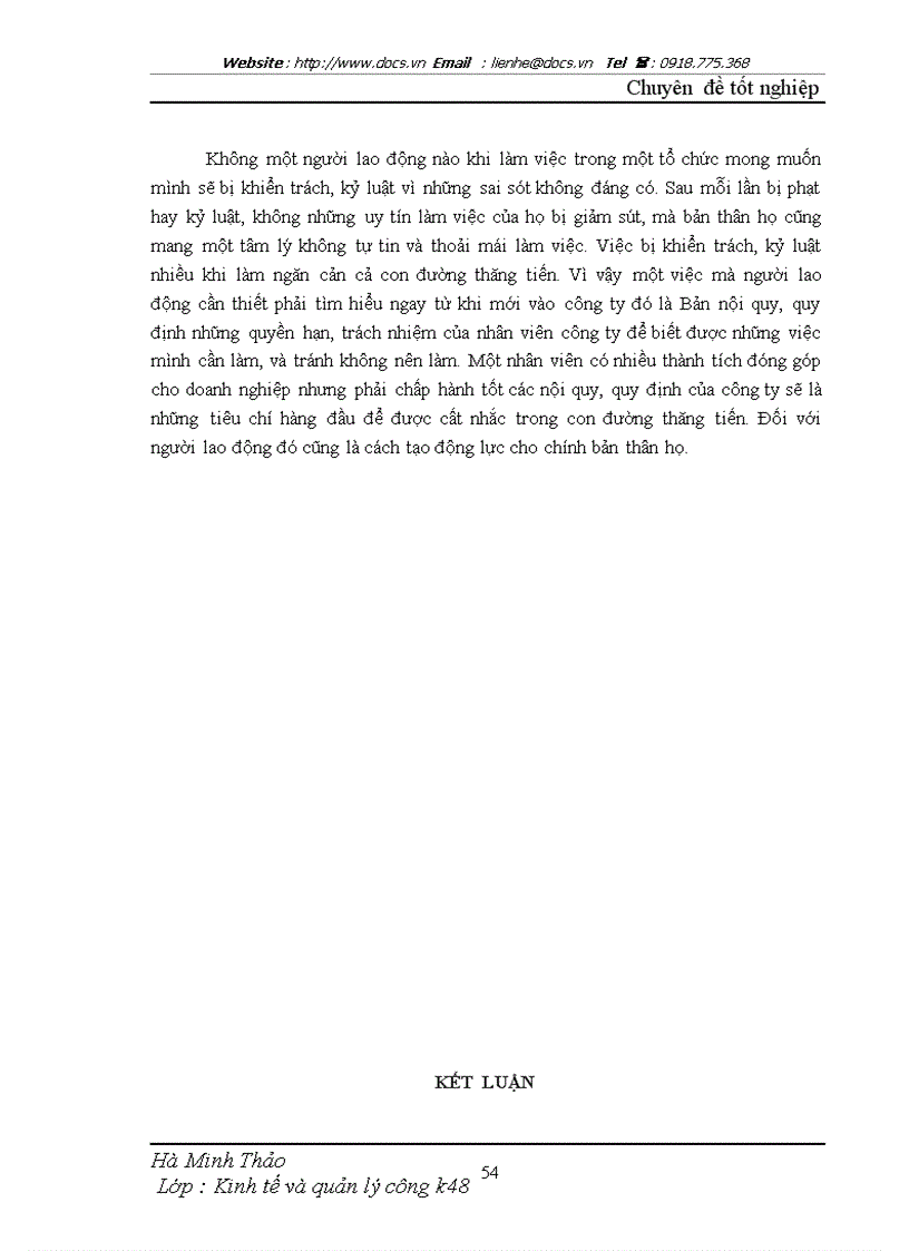 image for page Một số giải pháp nhằm hoàn thiện các công cụ tạo động lực cho người lao động tại Công ty TNHH Thương mại Kỹ thuật Hồng Thủy