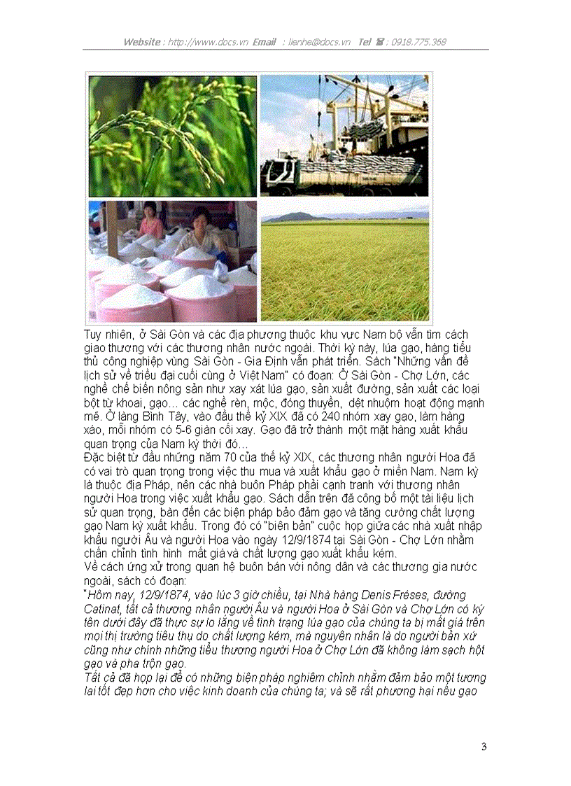 image for page Phân tích ma trận swot của ngành xuất khẩu gạo Việt Nam