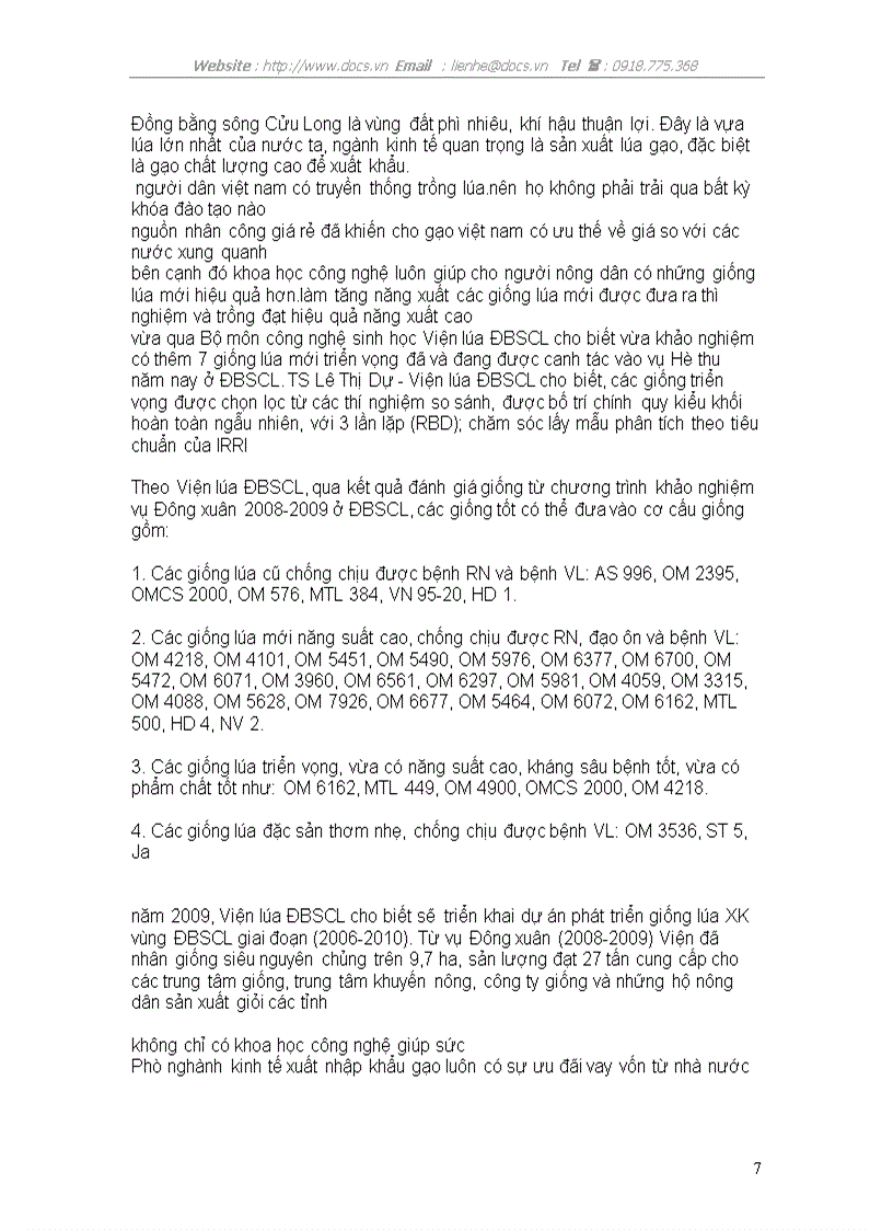 image for page Phân tích ma trận swot của ngành xuất khẩu gạo Việt Nam