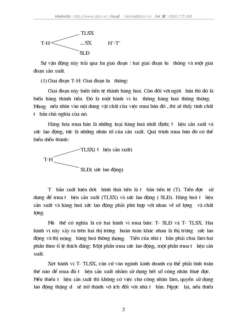 image for page Tuần hoàn chu chuyển tư bản