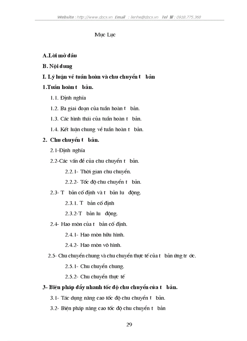 image for page Tuần hoàn chu chuyển tư bản