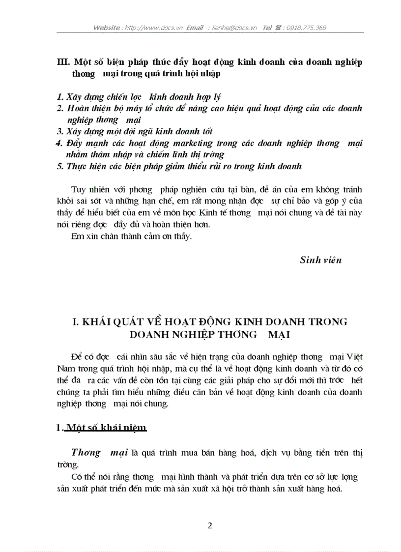 image for page Đổi mới hoạt động kinh doanh của doanh nghiệp thương mại trong quá trình hội nhập