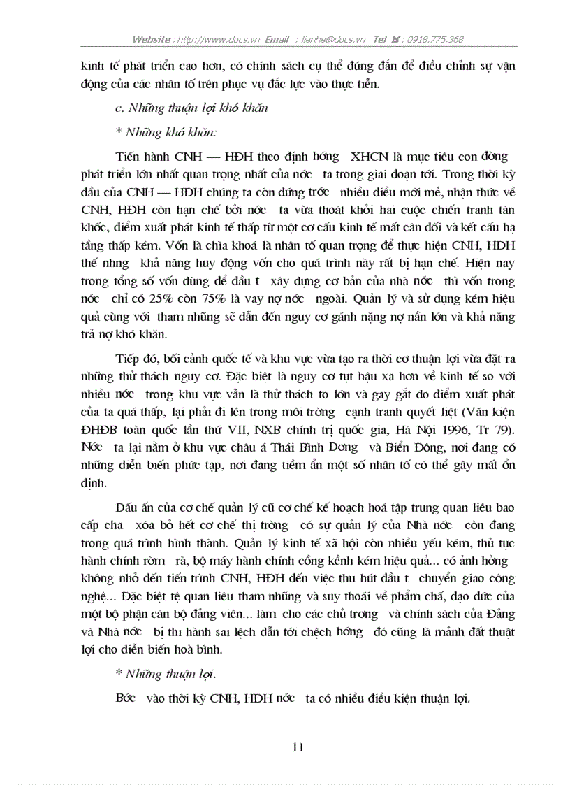 image for page Công nghiệp hoá hiện đại hoá và vai trò của nó đối với sự nghiệp xây dựng xã hội ở nước ta hiện nay