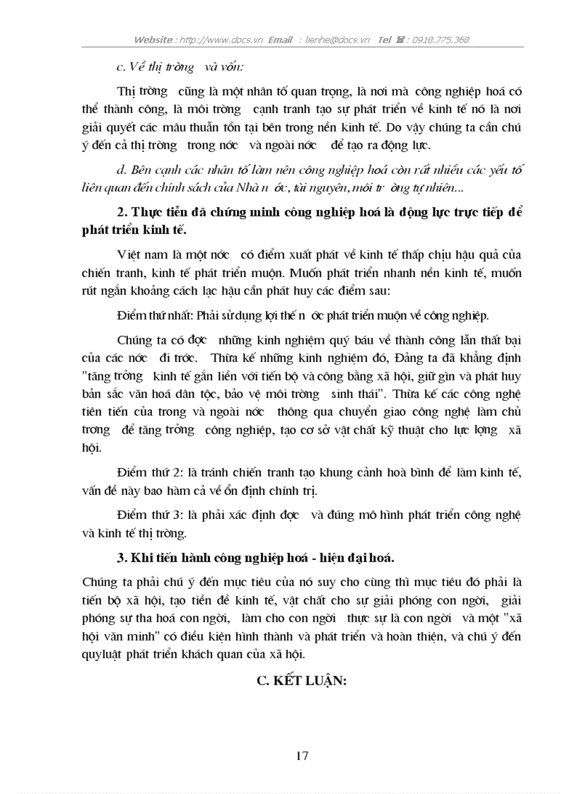 image for page Công nghiệp hoá hiện đại hoá và vai trò của nó đối với sự nghiệp xây dựng xã hội ở nước ta hiện nay