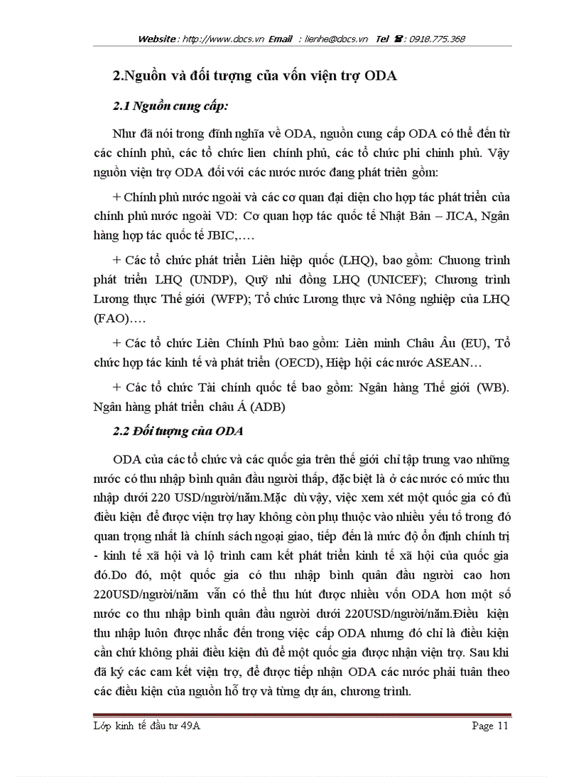 image for page Giải pháp thu hút và sử dụng nguồn vốn viện trợ ODA vào Việt Nam Thời kỳ 2005 2015