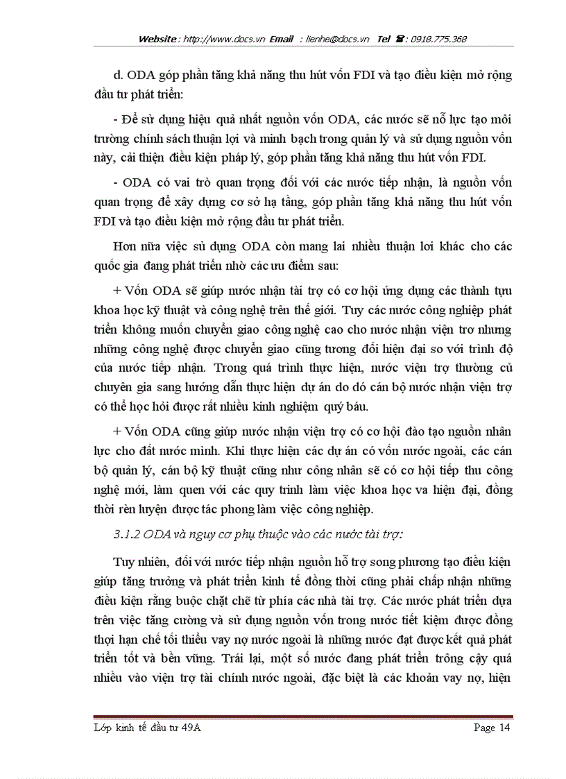 image for page Giải pháp thu hút và sử dụng nguồn vốn viện trợ ODA vào Việt Nam Thời kỳ 2005 2015