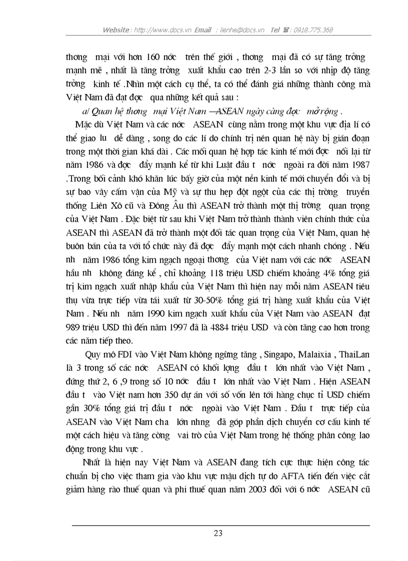 image for page Chủ động hội nhập kinh tế thế giới của VN