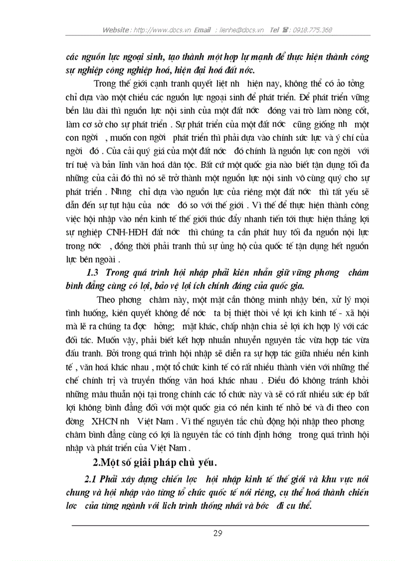 image for page Chủ động hội nhập kinh tế thế giới của VN