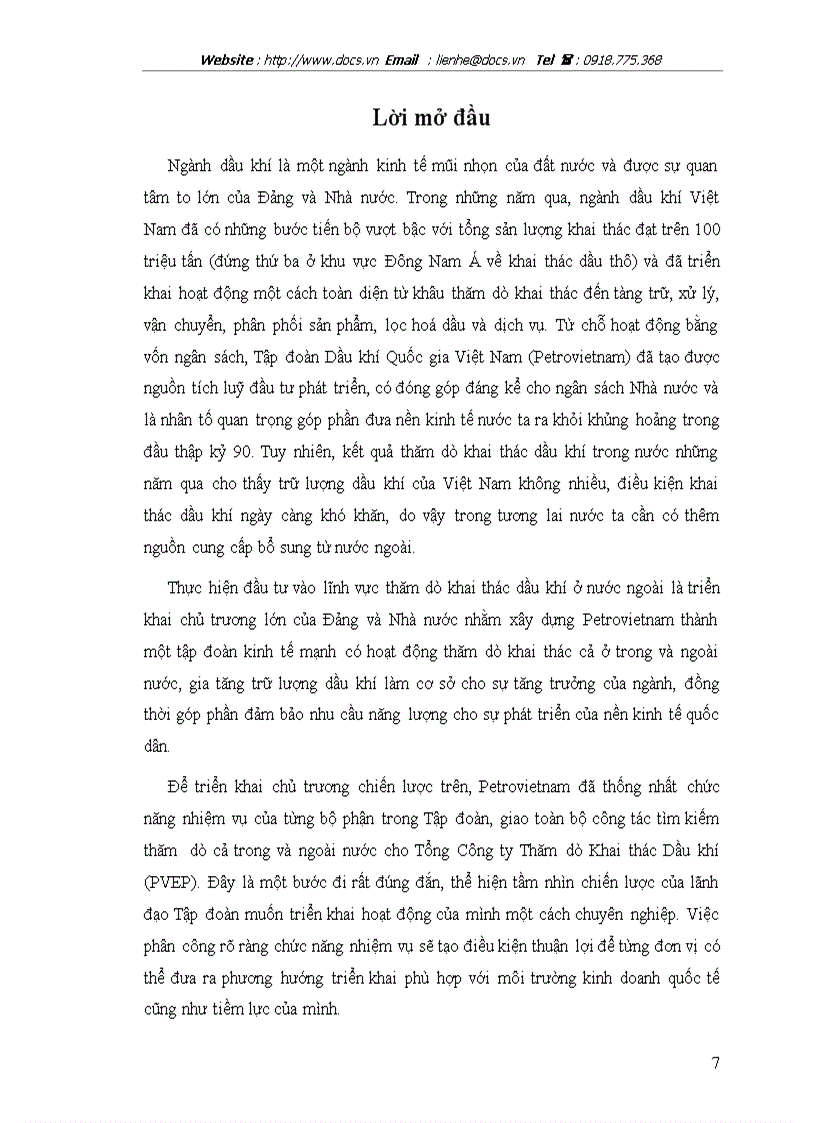 image for page Mở rộng hoạt động đầu tư ra nước ngoài trong lĩnh vực dầu khí Tổng C ty Thăm dò Khai thác dầu khí PVEP