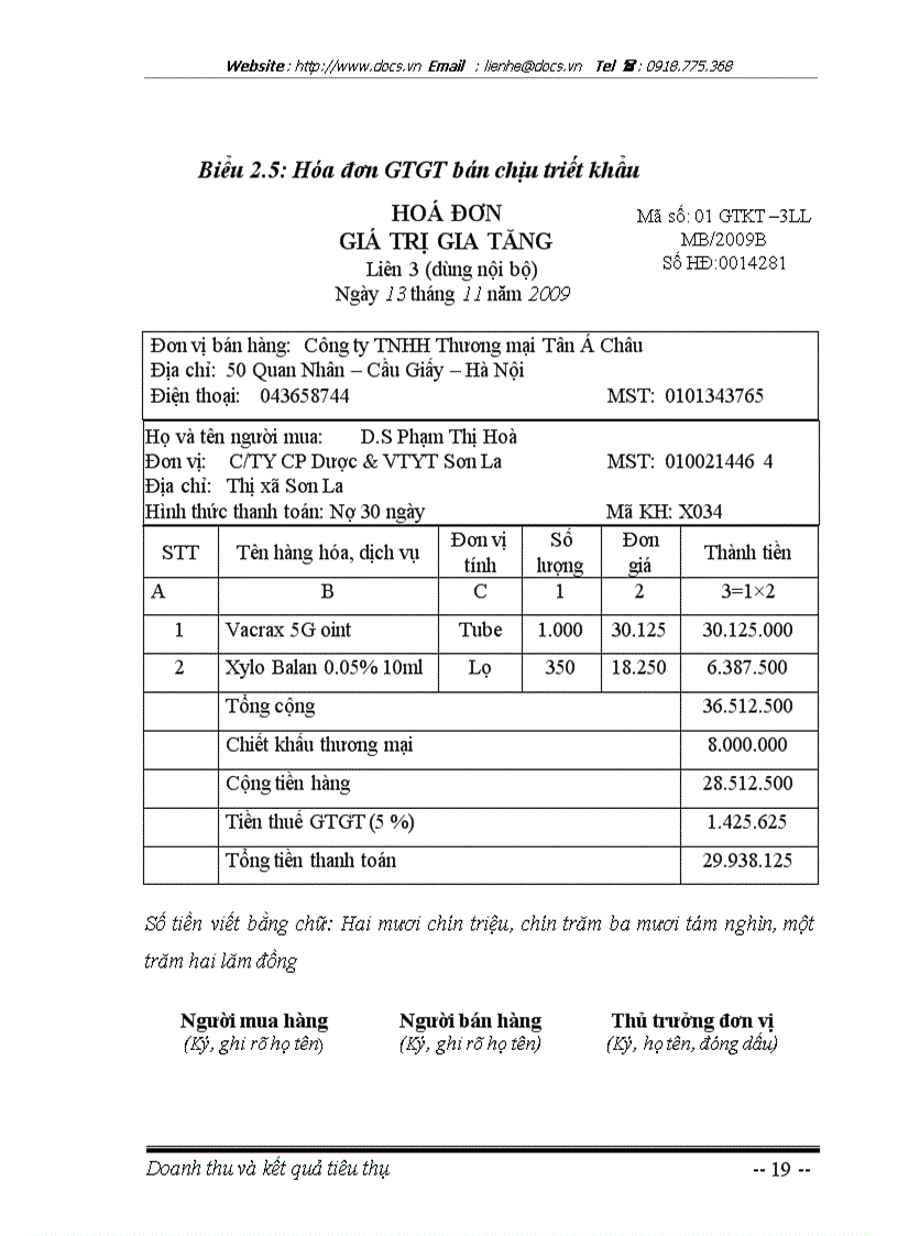 image for page Hoàn thiện kế toán doanh thu chi phí và kết quả kinh doanh tại Công ty TNHH Thương mại Tân Á Châu ko lý luận