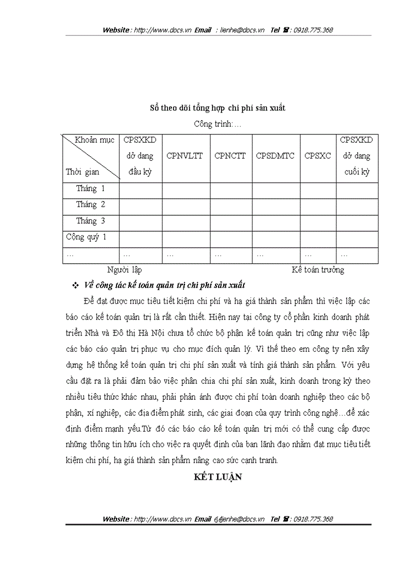 image for page Hoàn thiện kế toán chi phí sản xuất và tính giá thành sản phẩm tại Công ty CP kinh doanh phát triển Nhà và Đô thị Hà Nội