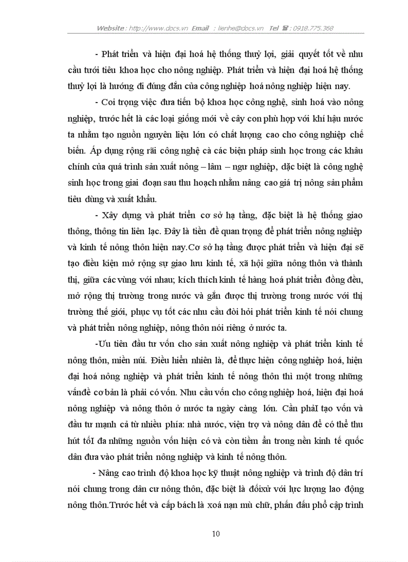 image for page Quá trình công nghiệp hoá hiện đại hoá nông nghiệp và nông thôn ở nước ta