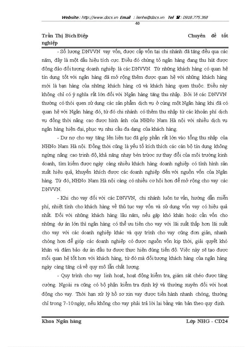 image for page Giảp pháp mở rộng cho vay đối với doanh nghiệp nhỏ và vừa tại Ngân hàng Nông nghiệp và Phát triển nông thôn Việt Nam chi nhánh Nam Hà nội