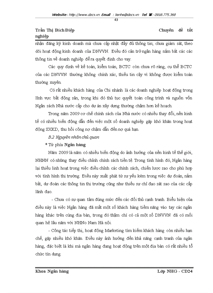 image for page Giảp pháp mở rộng cho vay đối với doanh nghiệp nhỏ và vừa tại Ngân hàng Nông nghiệp và Phát triển nông thôn Việt Nam chi nhánh Nam Hà nội