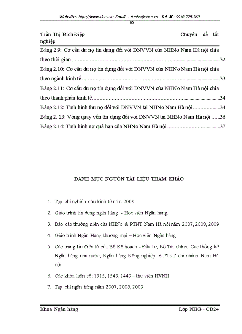 image for page Giảp pháp mở rộng cho vay đối với doanh nghiệp nhỏ và vừa tại Ngân hàng Nông nghiệp và Phát triển nông thôn Việt Nam chi nhánh Nam Hà nội