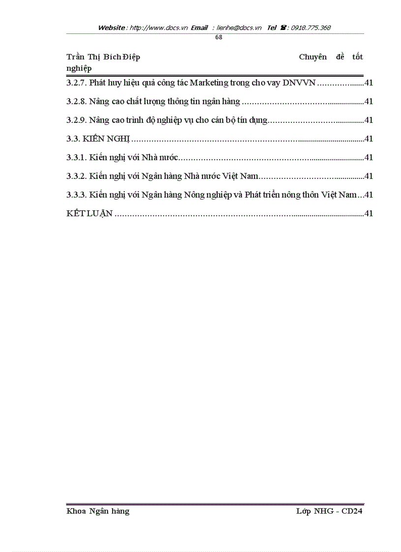 image for page Giảp pháp mở rộng cho vay đối với doanh nghiệp nhỏ và vừa tại Ngân hàng Nông nghiệp và Phát triển nông thôn Việt Nam chi nhánh Nam Hà nội