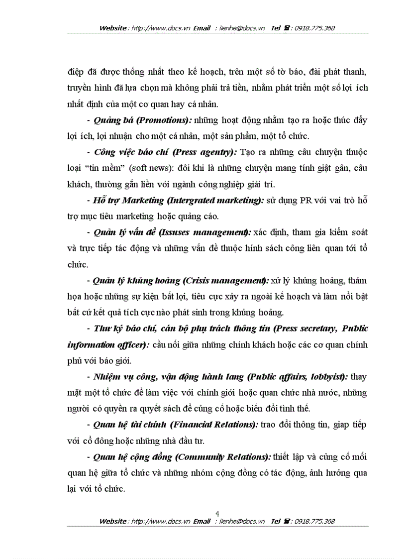 image for page Đẩy mạnh hoạt động PR của Công ty Le Bros trong điều kiện hội nhập kinh tế quốc tế