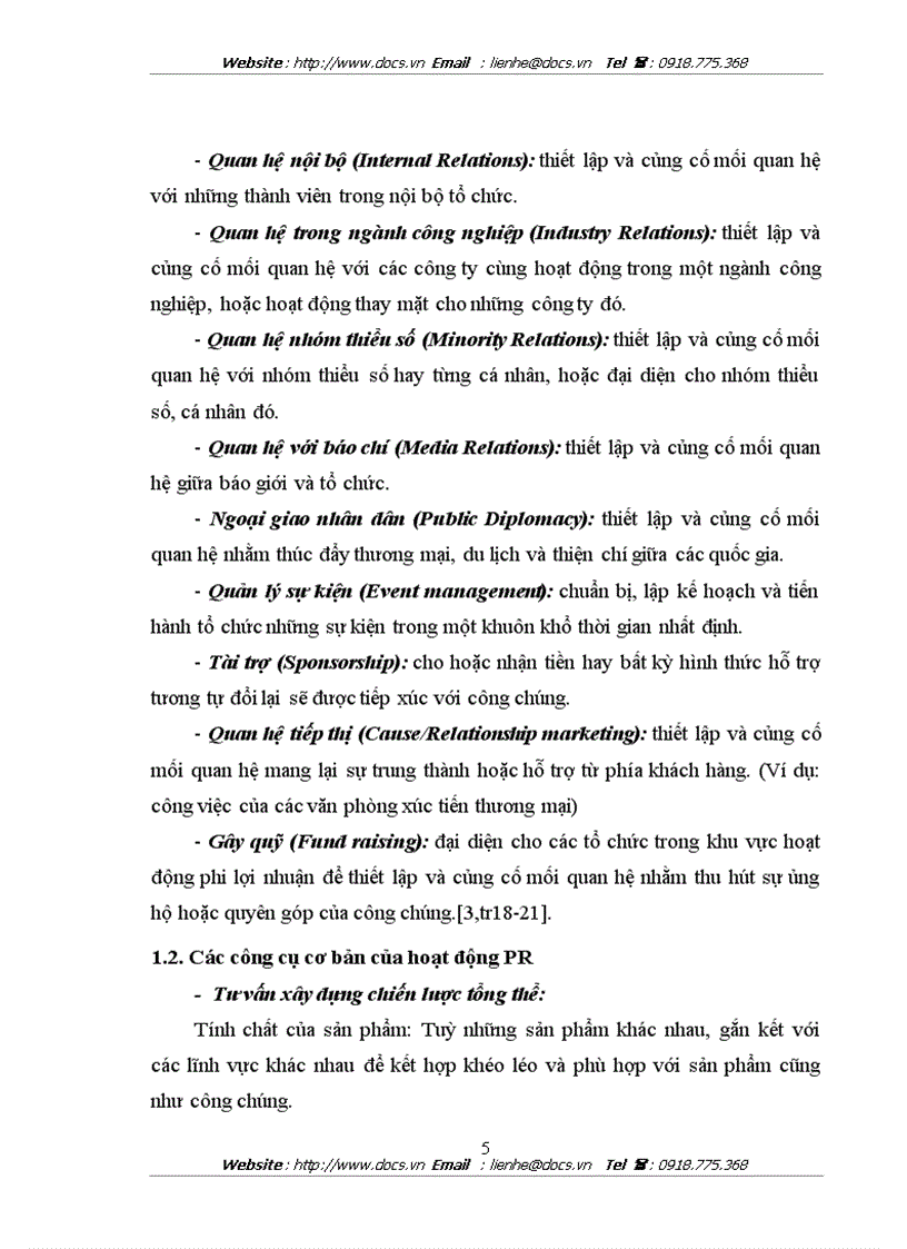 image for page Đẩy mạnh hoạt động PR của Công ty Le Bros trong điều kiện hội nhập kinh tế quốc tế