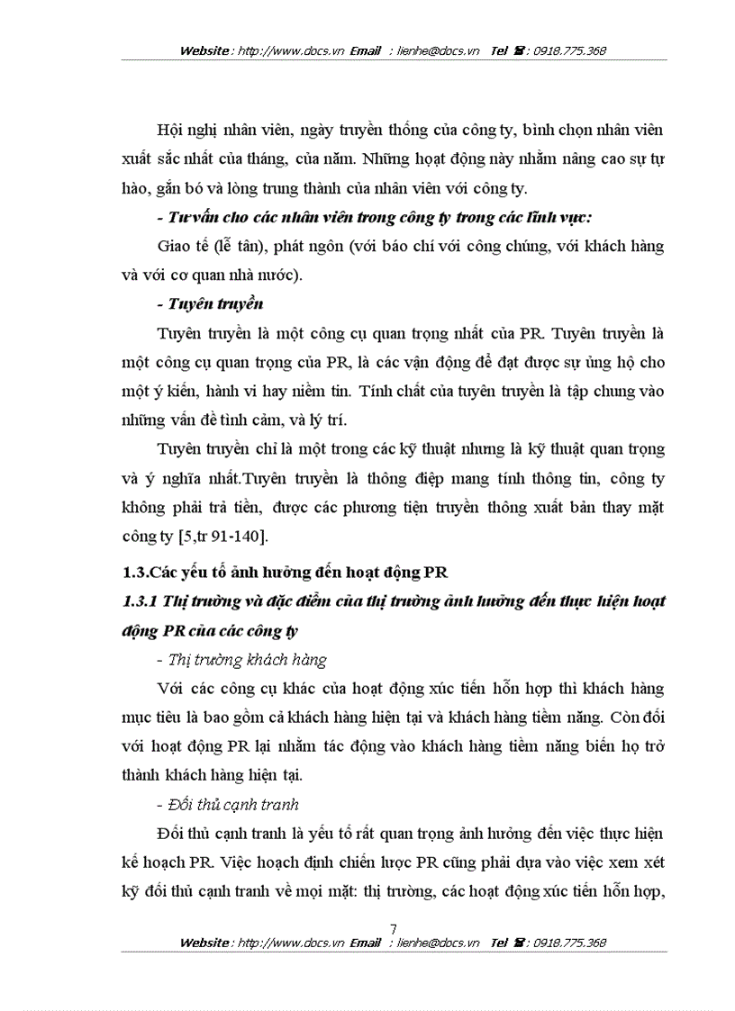 image for page Đẩy mạnh hoạt động PR của Công ty Le Bros trong điều kiện hội nhập kinh tế quốc tế