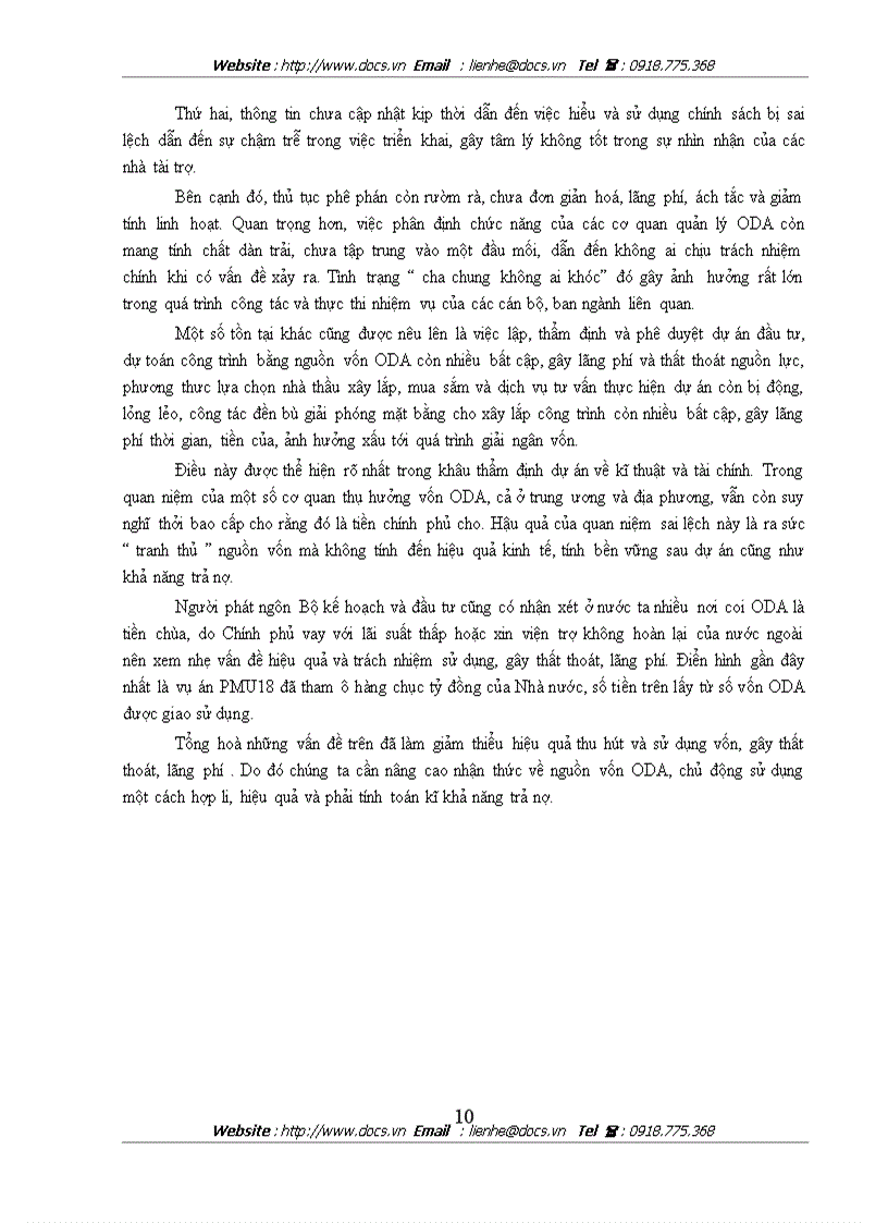 image for page Vấn đề thu hút và sử dụng vốn ODA tại Việt Nam thực trạng và giải pháp