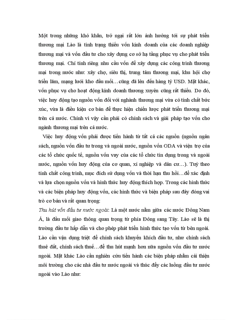 image for page Nghiên cứu tình hình thực hiện chiến lược thương mại của nước CHDCND Lào
