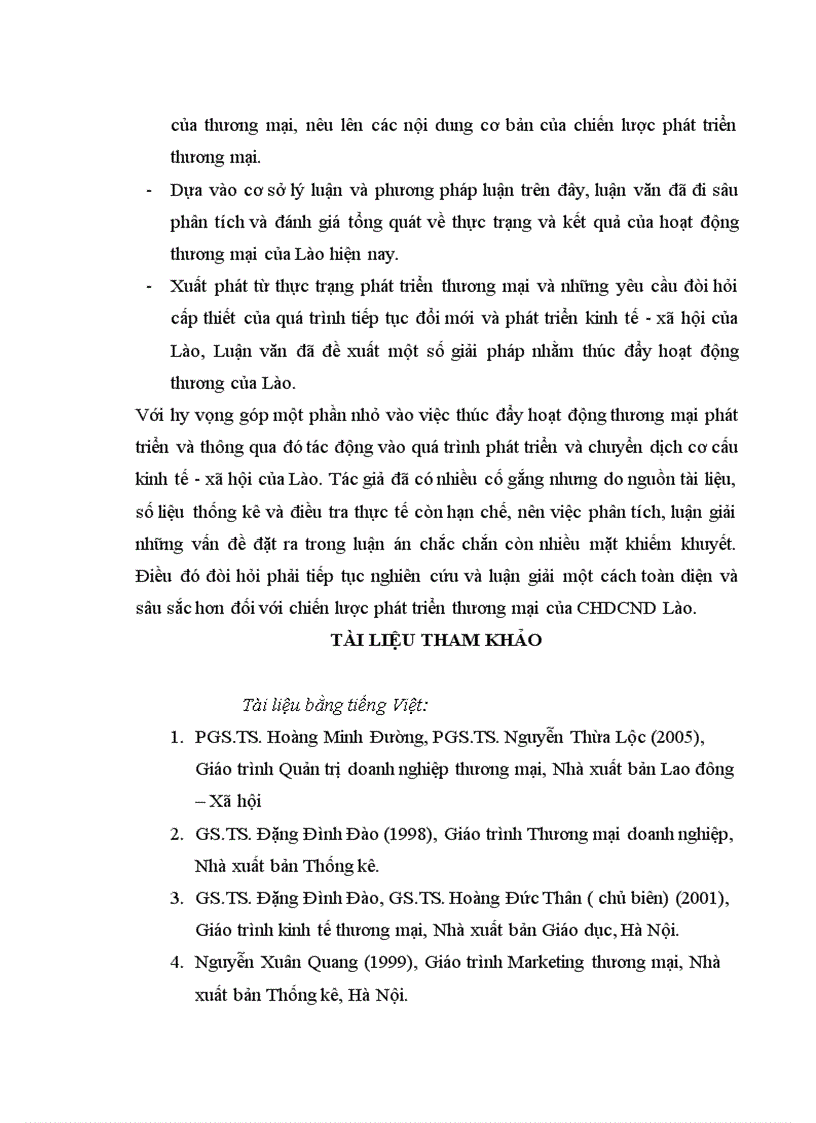 image for page Nghiên cứu tình hình thực hiện chiến lược thương mại của nước CHDCND Lào