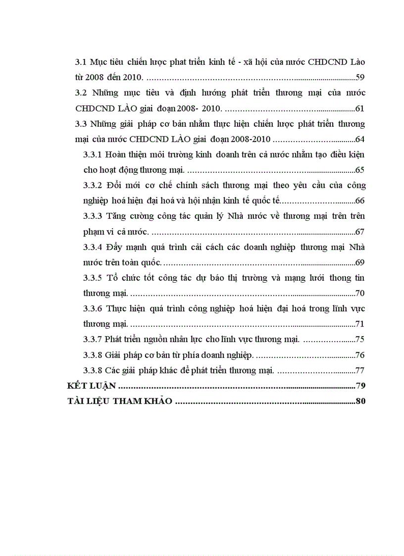 image for page Nghiên cứu tình hình thực hiện chiến lược thương mại của nước CHDCND Lào