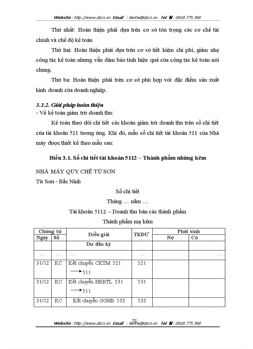 image for page Hoàn thiện kế toán tiêu thụ thành phẩm và xác định kết quả hoạt động kinh tại Nhà máy Quy chế Từ Sơn
