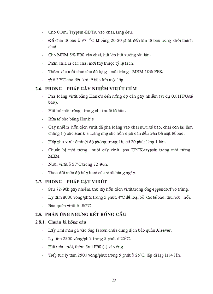 image for page Nghiên cứu thích ứng chủng virút Cúm mùa trên các dòng tế bào khác nhau