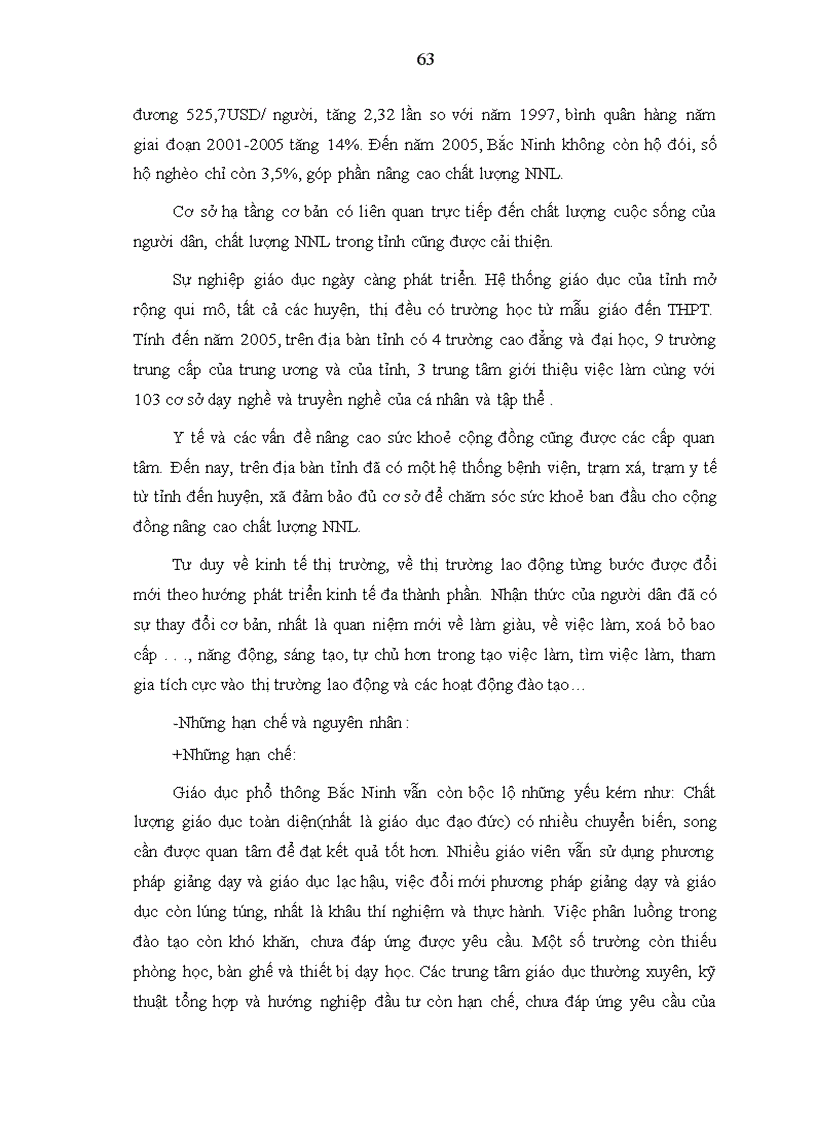 image for page Thực trạng nguồn nhân lực trong quá trình công nghiệp hoá hiện đại hoá ở tỉnh Bắc Ninh giai đoạn 1997 đến nay kinh nghiệm và giải pháp