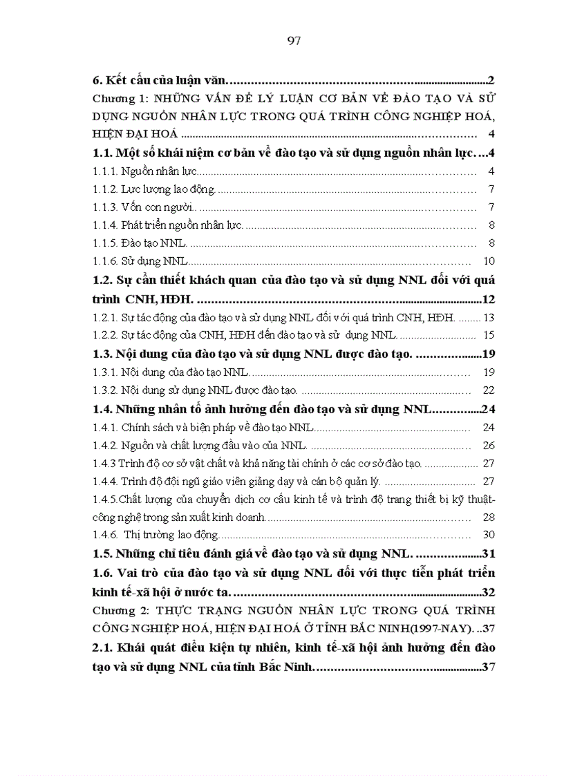 image for page Thực trạng nguồn nhân lực trong quá trình công nghiệp hoá hiện đại hoá ở tỉnh Bắc Ninh giai đoạn 1997 đến nay kinh nghiệm và giải pháp
