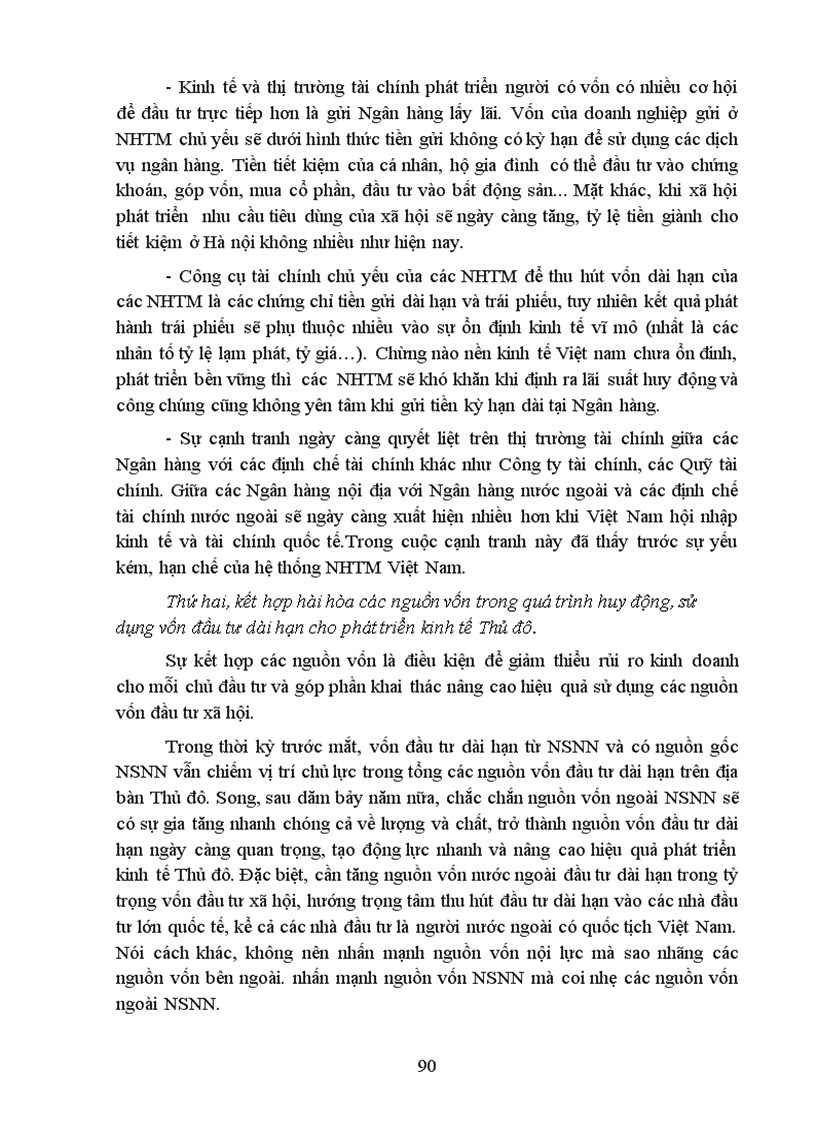 image for page Giải pháp huy động và nâng cao hiệu quả sự dụng vốn dài hạn cho đầu tư phát triển Kinh tế ở Hà nội