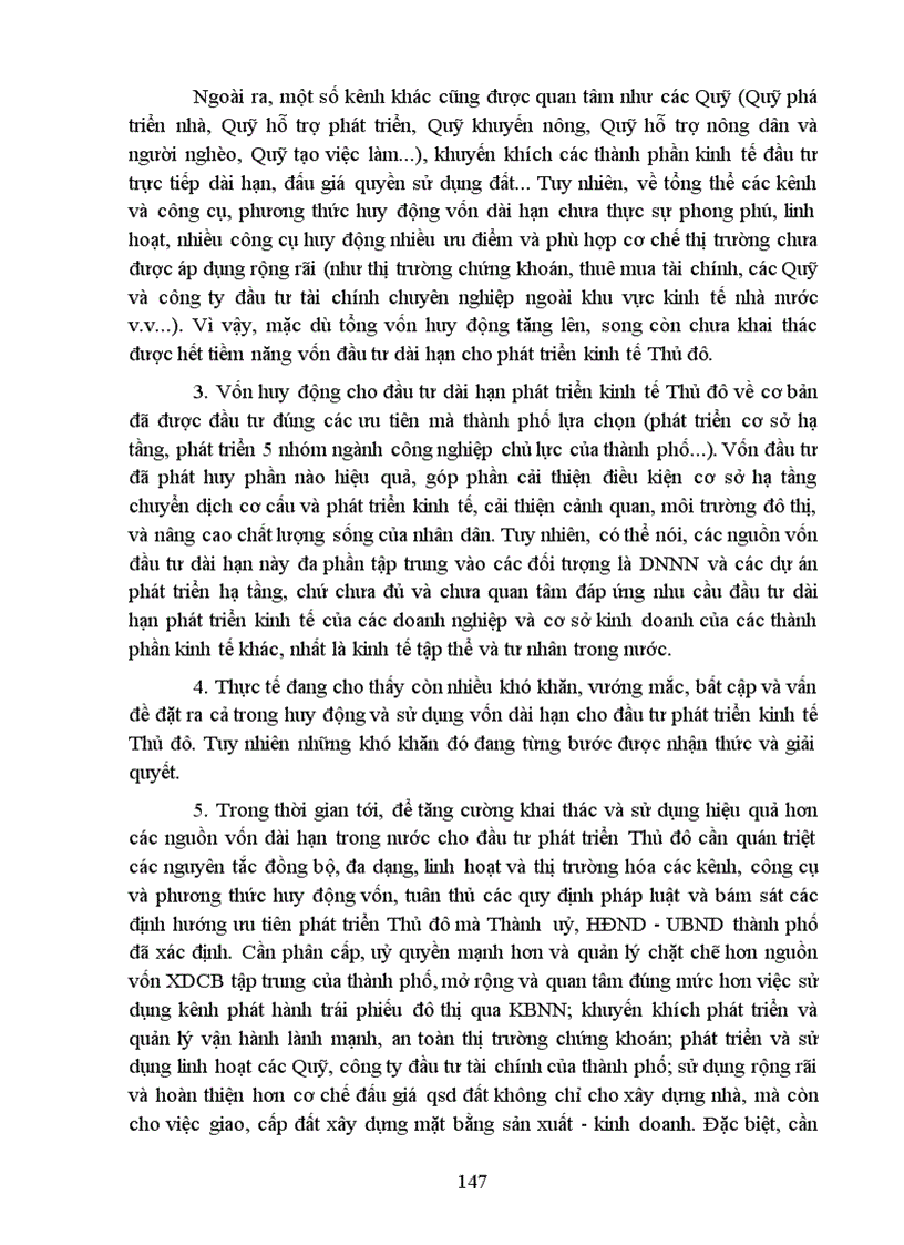 image for page Giải pháp huy động và nâng cao hiệu quả sự dụng vốn dài hạn cho đầu tư phát triển Kinh tế ở Hà nội