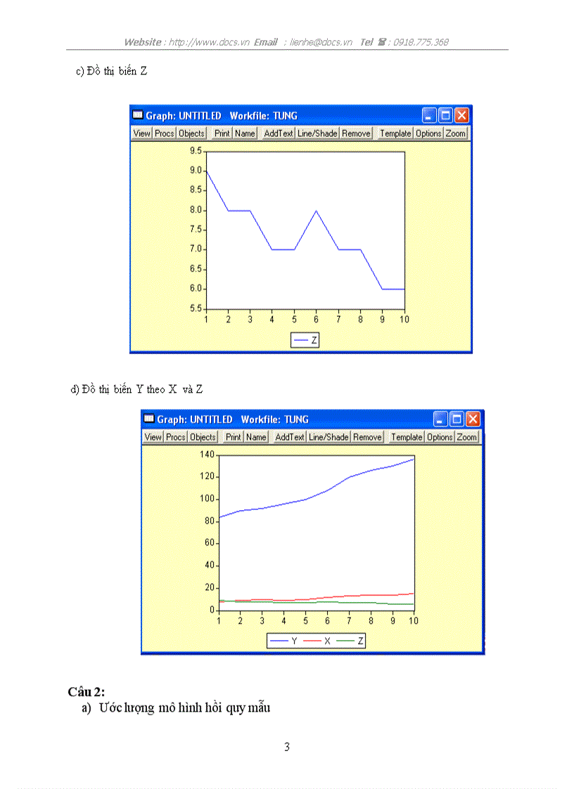 image for page Bài thực hành kinh tế lượng sử dụng Eviews