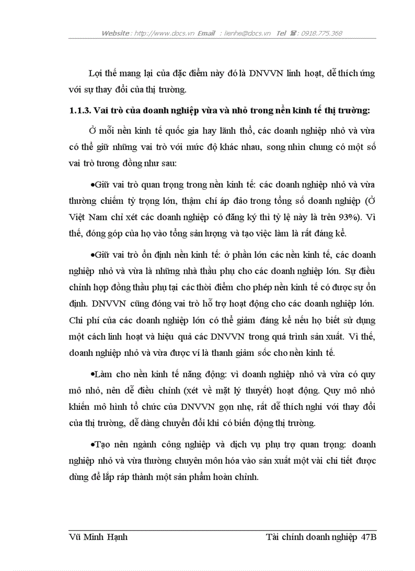 image for page Nâng cao chất lượng cho vay đối với doanh nghiệp vừa và nhỏ tại chi nhánh Láng Hạ Ngân hàng thương mại cổ phần Quân Đội