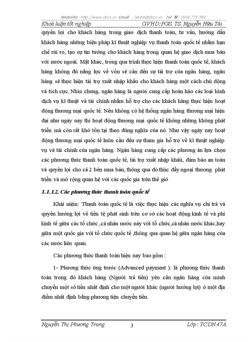 image for page Hạn chế rủi ro trong thanh toán quốc tế theo phương thức tín dụng chứng từ tại bidv hà thành