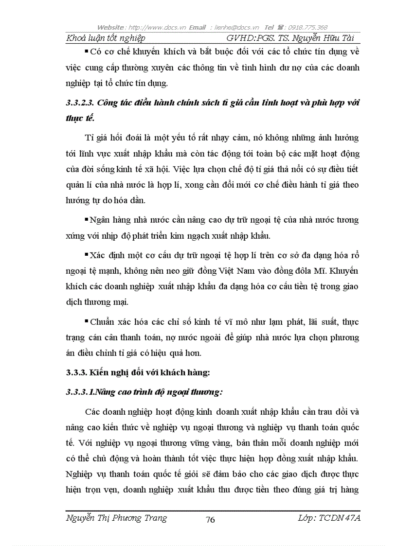 image for page Hạn chế rủi ro trong thanh toán quốc tế theo phương thức tín dụng chứng từ tại bidv hà thành