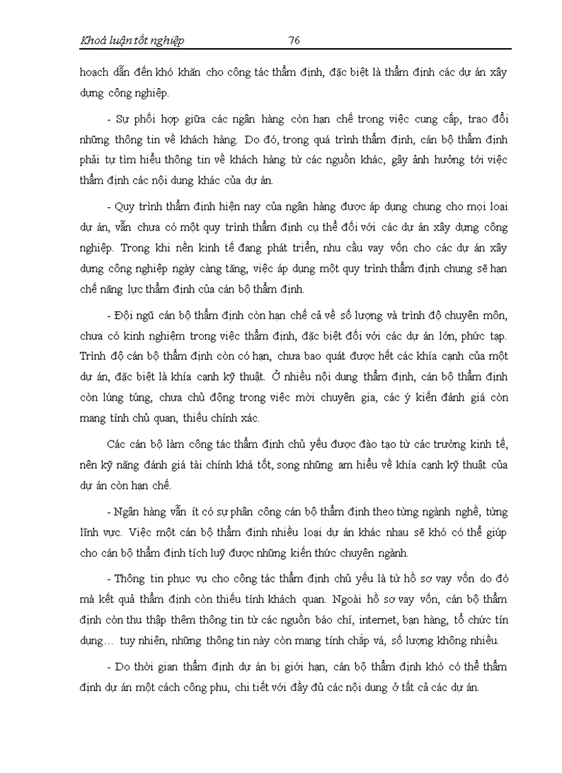 image for page Thẩm định các dự án xây dựng công nghiệp tại Ngân hàng No PTNT Hai Bà Trưng Thực trạng và giải pháp