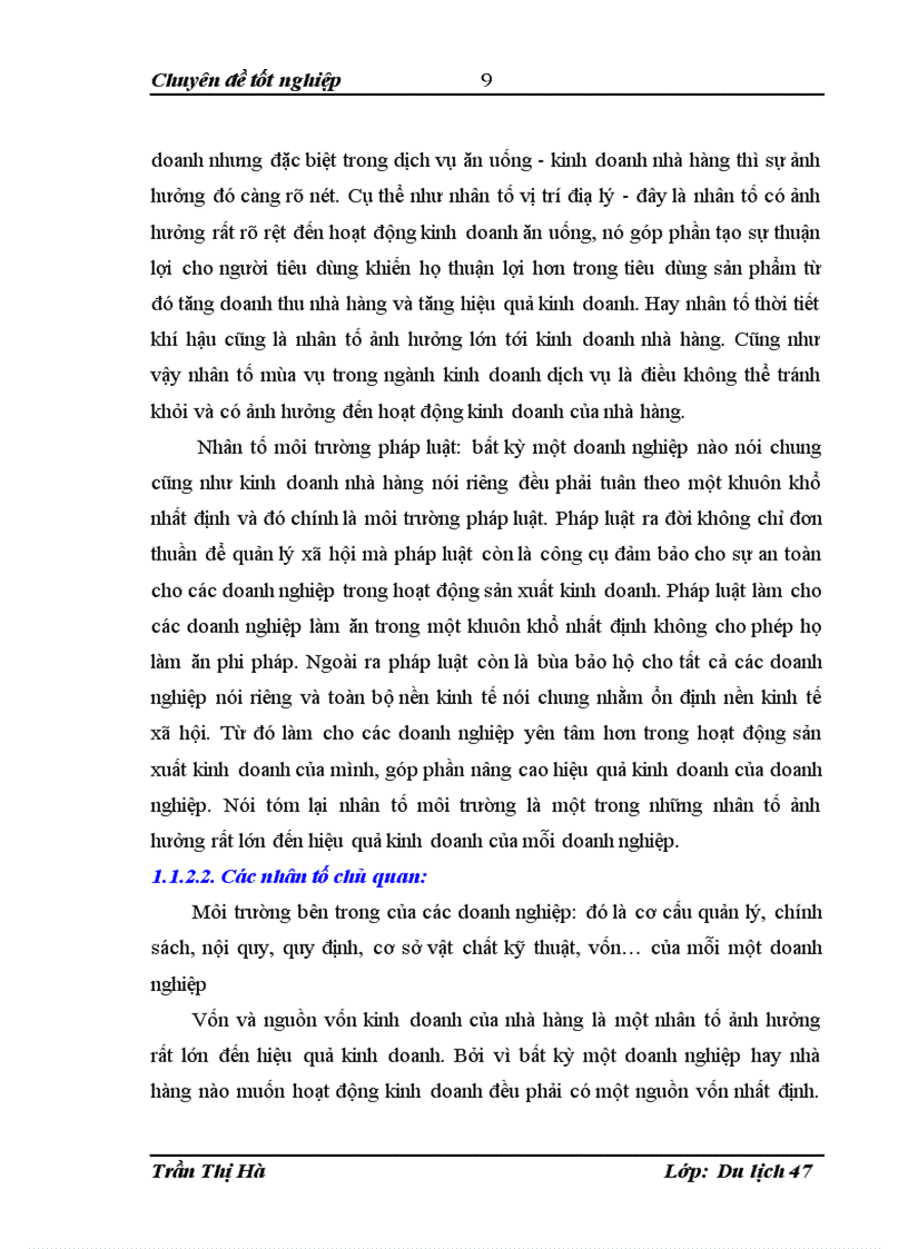 image for page Hiệu quả kinh doanh của nhà hàng Hoa Sen số 1 thuộc công ty cổ phần Du Lịch Kim Liên thực trạng và giải pháp