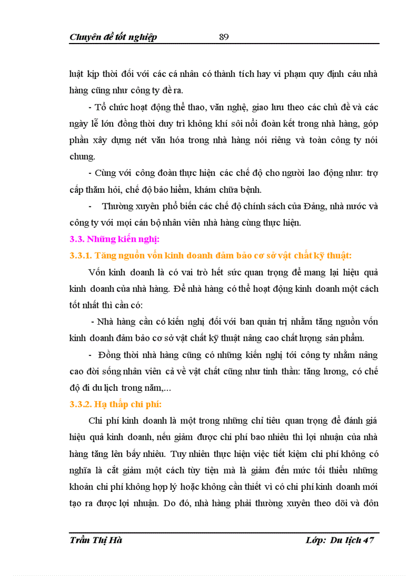 image for page Hiệu quả kinh doanh của nhà hàng Hoa Sen số 1 thuộc công ty cổ phần Du Lịch Kim Liên thực trạng và giải pháp