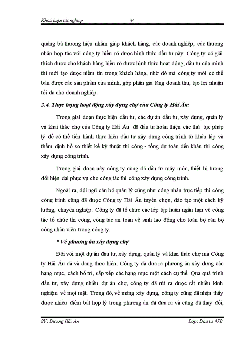 image for page Thực trạng hoạt động đầu tư xây dựng quản lý và khai thác chợ của công ty TNHH xây dựng Hải Âu trên địa bàn tỉnh Bắc Giang