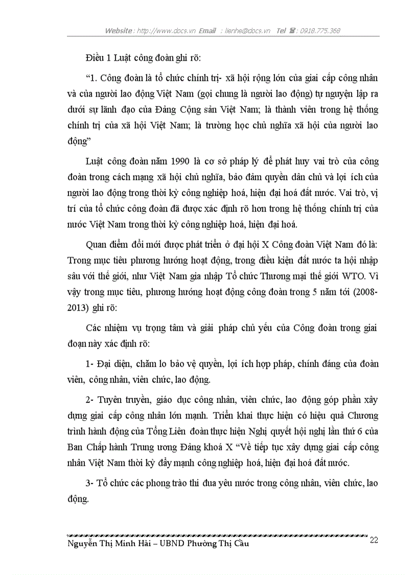 image for page Bài dự thi tìm hiểu Công đoàn 80 năm Một chặng đường lịch sử