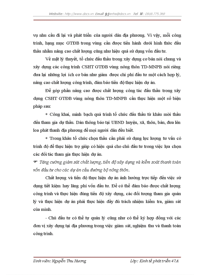 image for page Giải pháp huy động và sử dụng vốn đầu tư phát triển cơ sở hạ tầng giao thông đường bộ vùng nông thôn trung du và miền núi phía Bắc