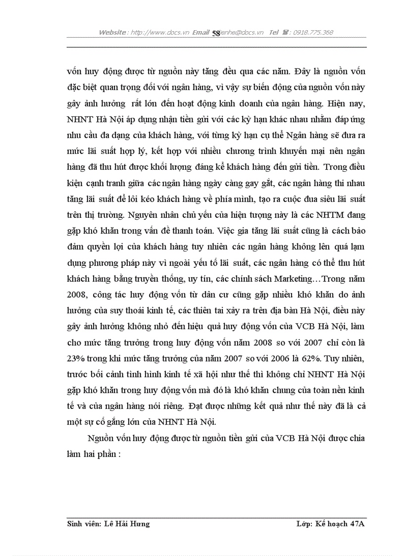 image for page Một số giải pháp nâng cao hiệu quả huy động vốn tại Ngân hàng TMCP Ngoại Thương Việt Nam chi nhánh Hà Nội
