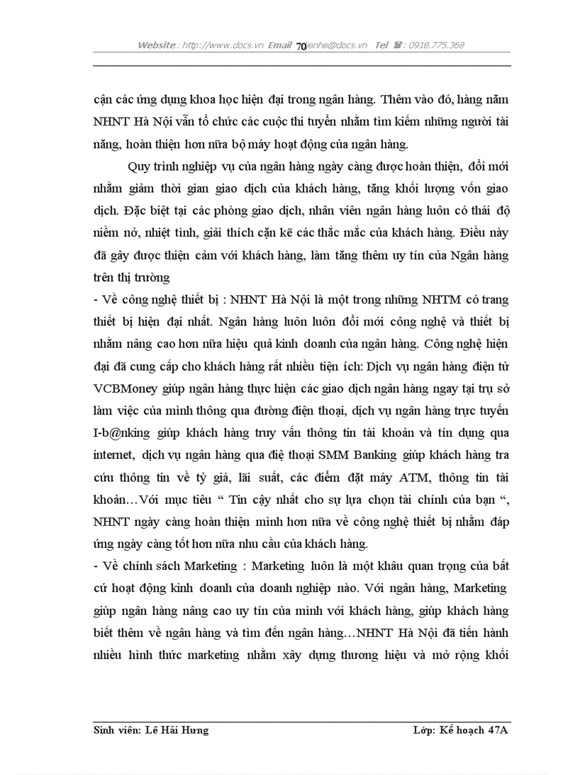 image for page Một số giải pháp nâng cao hiệu quả huy động vốn tại Ngân hàng TMCP Ngoại Thương Việt Nam chi nhánh Hà Nội