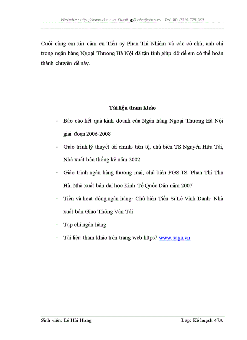 image for page Một số giải pháp nâng cao hiệu quả huy động vốn tại Ngân hàng TMCP Ngoại Thương Việt Nam chi nhánh Hà Nội